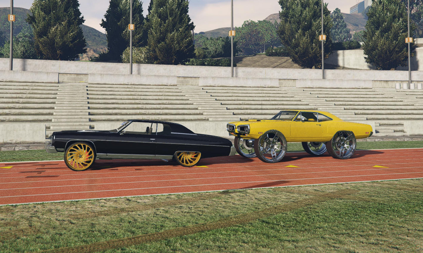 FiveM 300 Car Mega Pack: Drag, Classic & Street Vehicles