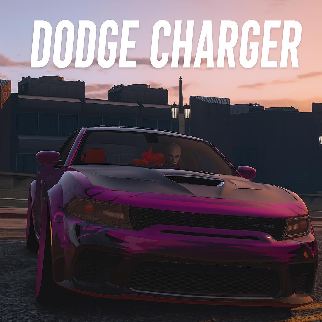 FiveM Debadged Charger: 4K Custom Car Mod - Optimized RP