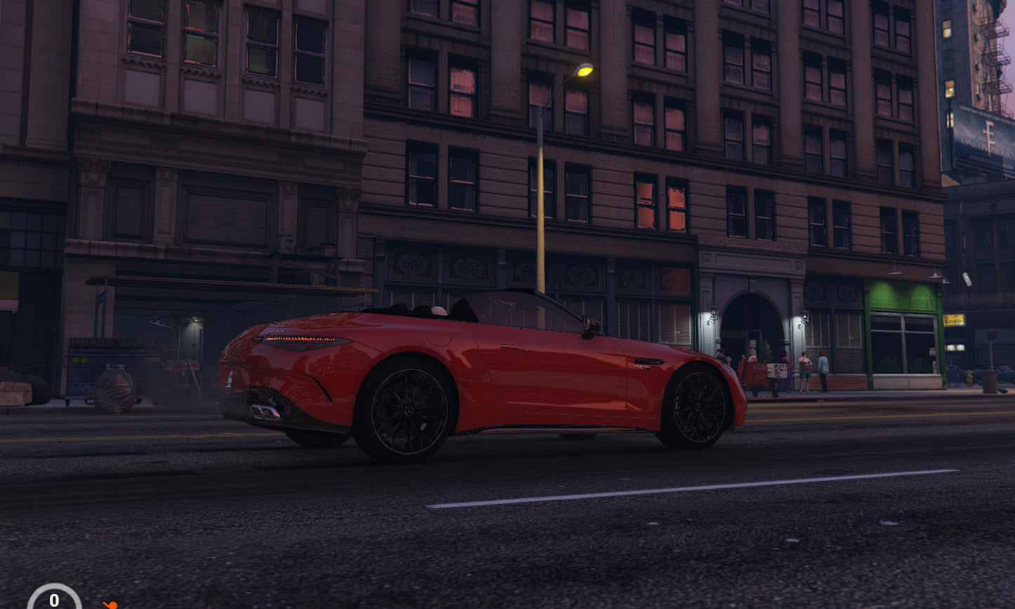 FiveM Mercedes-AMG SL Add-On: Luxury Convertible Sports Car