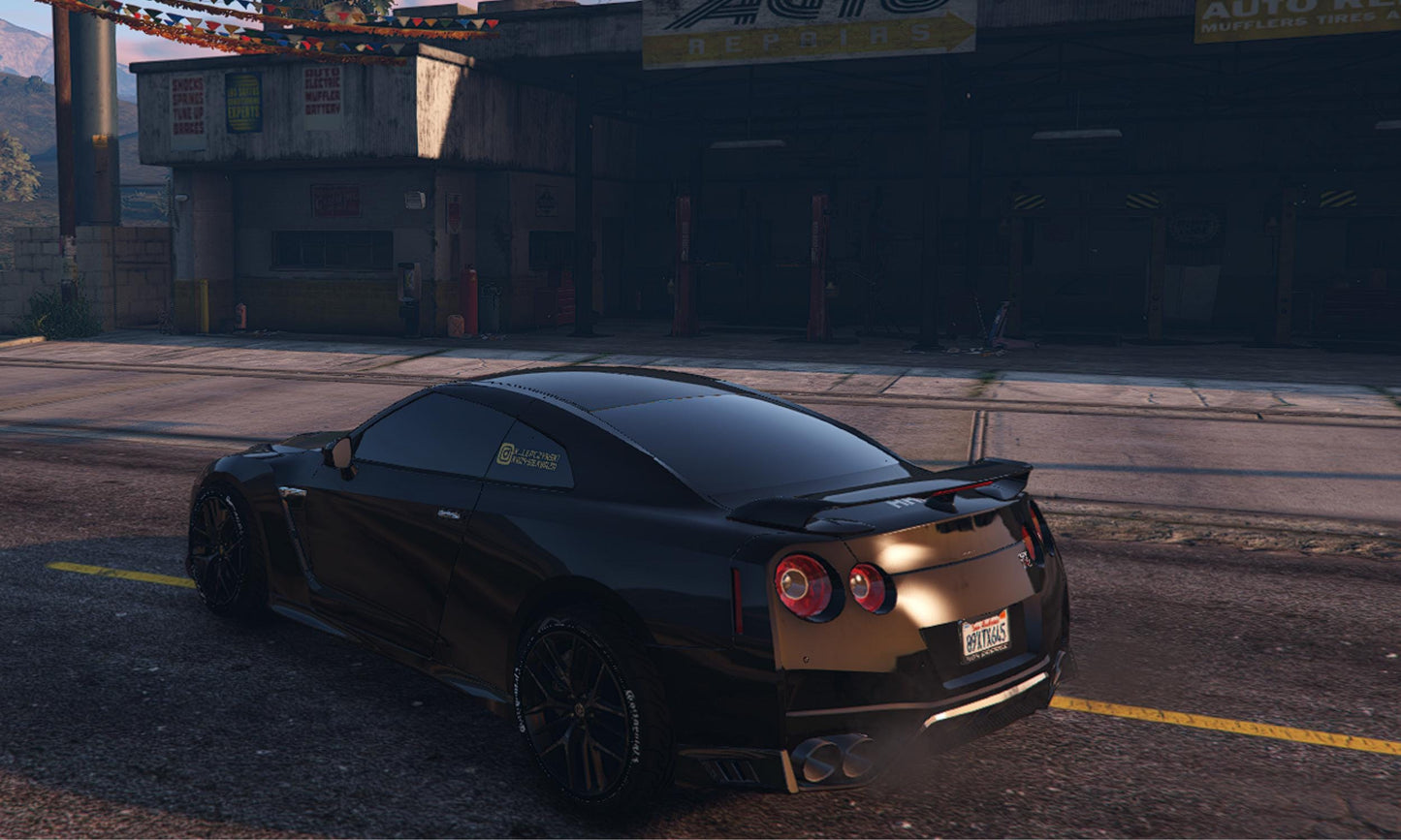 FiveM Nissan GT-R Car Mod: Debadged Drift-Ready JDM