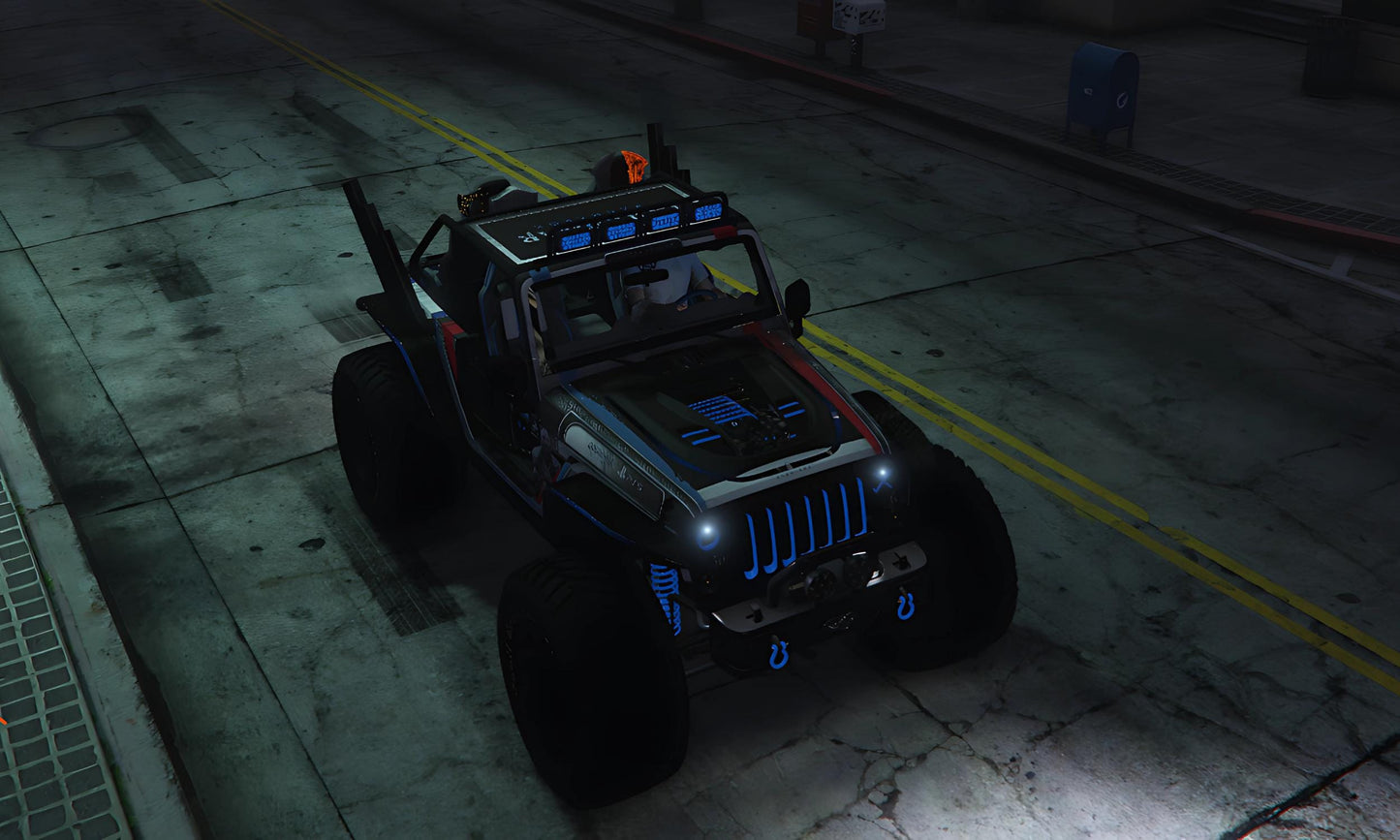 FiveM Off-Road Jeep | Custom 4x4 Vehicle | Realistic Textures | Optimized Add-On | FiveM Ready Car | Drag & Drop Installation