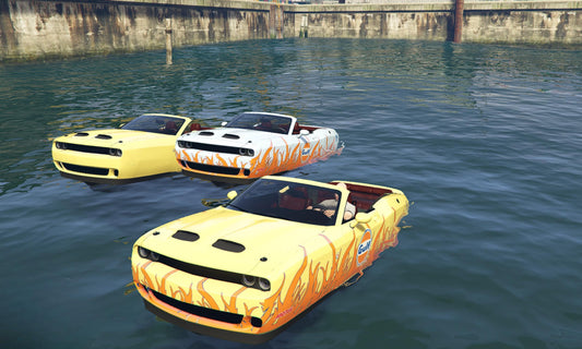 FiveM Dodge Challenger Boat Pack: Pool Party Edition