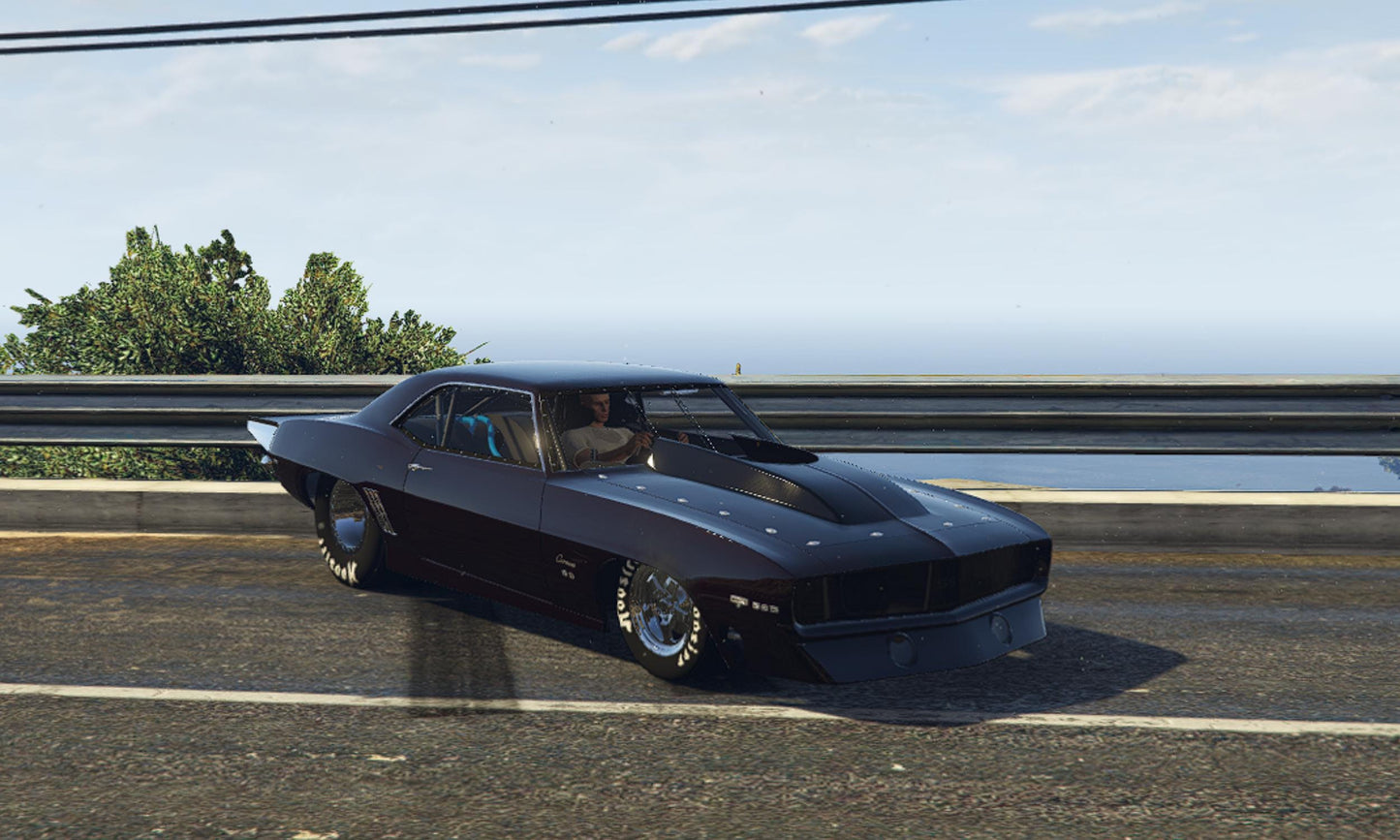 FiveM Drag Car Mod: 300+ MPH Muscle Car - 5 Color Pack