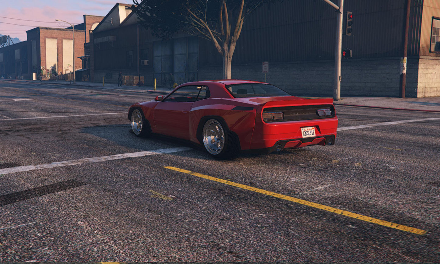 FiveM Bravado Buffalo SXT Add-On: Muscle Car with 5 Color Variants