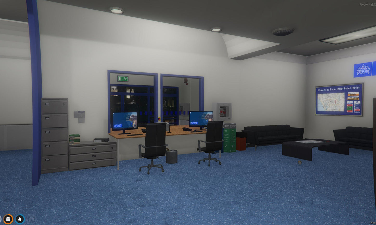FiveM Police Department MLO: Realistic RP HQ Building