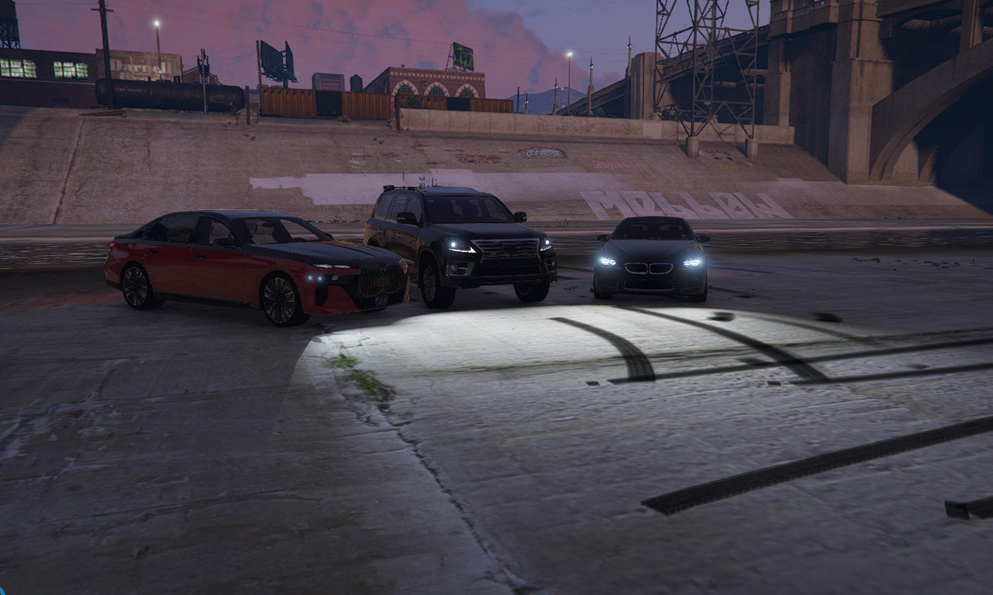 FiveM Luxury Armored Car Pack: Debadged SUV & Sedans - RP Ready