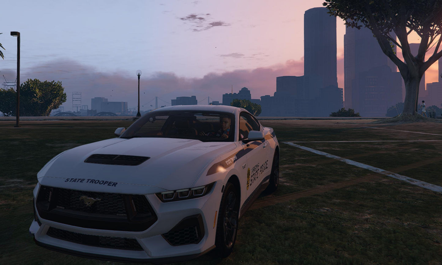 FiveM 2024 Mustang GT Police Interceptor - Drag & Drop Ready