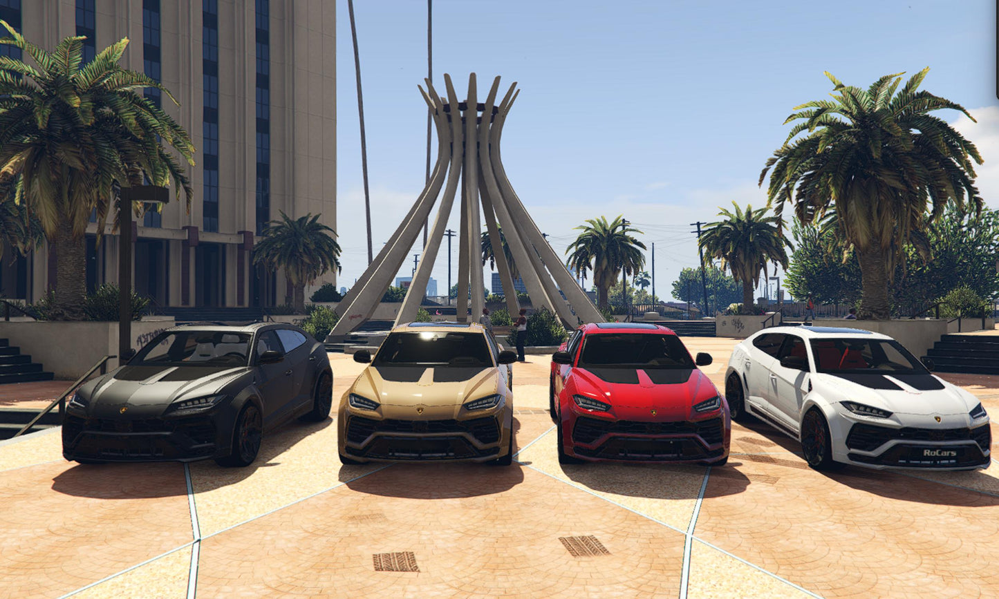 FiveM Lamborghini Urus Liberty Walk: Luxury SUV Add-On - 4 Colors
