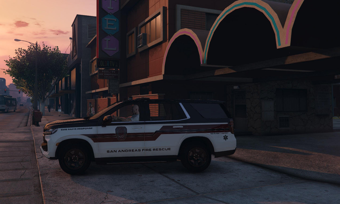 FiveM Dodge Fire Rescue SUV: San Andreas EMS Rapid Response