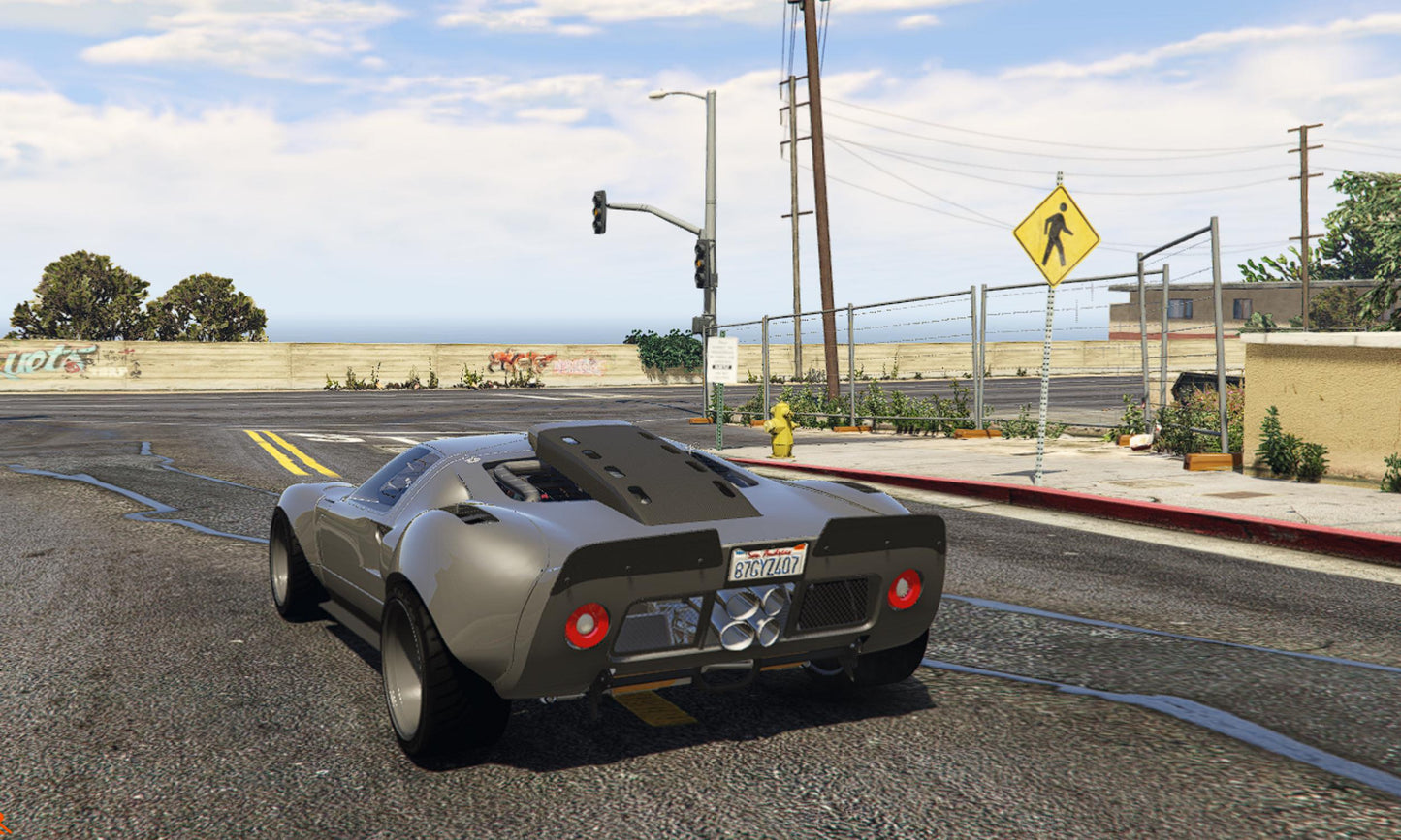 FiveM Retro Supercar Mod: High-Detail Optimized Vehicle (Digital Download