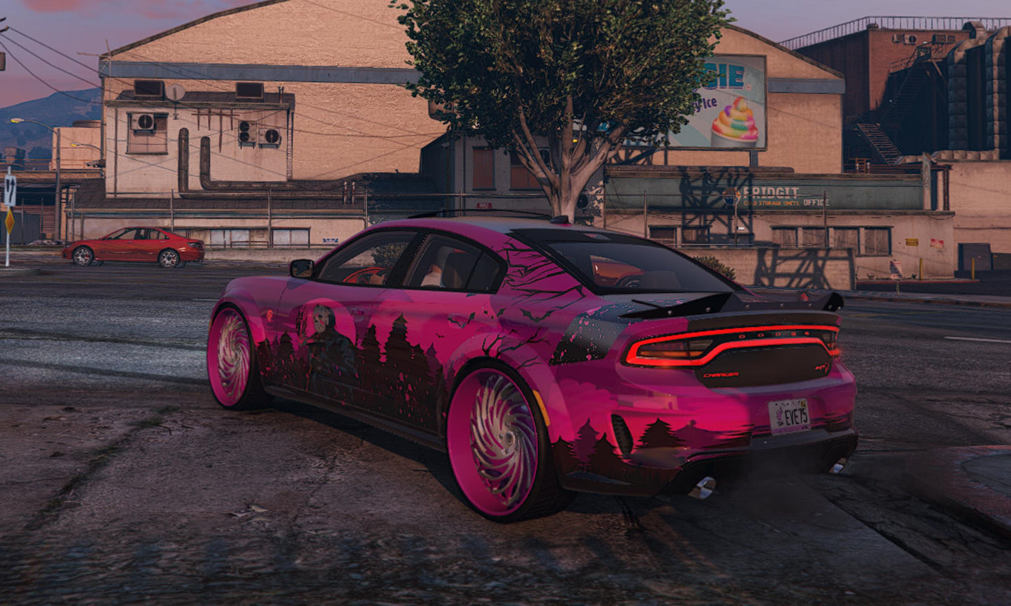 FiveM Debadged Charger: 4K Custom Car Mod - Optimized RP