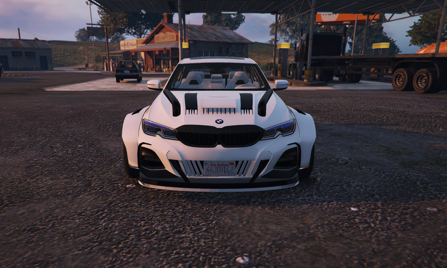 FiveM BMW M Performance Car: 9 Color Options, Optimized Drag & Drop Vehicle