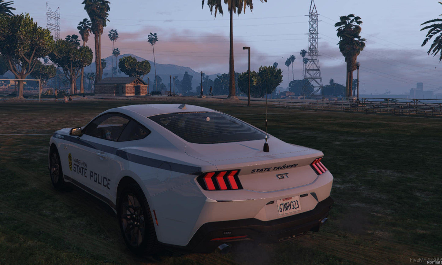 FiveM 2024 Mustang GT Police Interceptor - Drag & Drop Ready