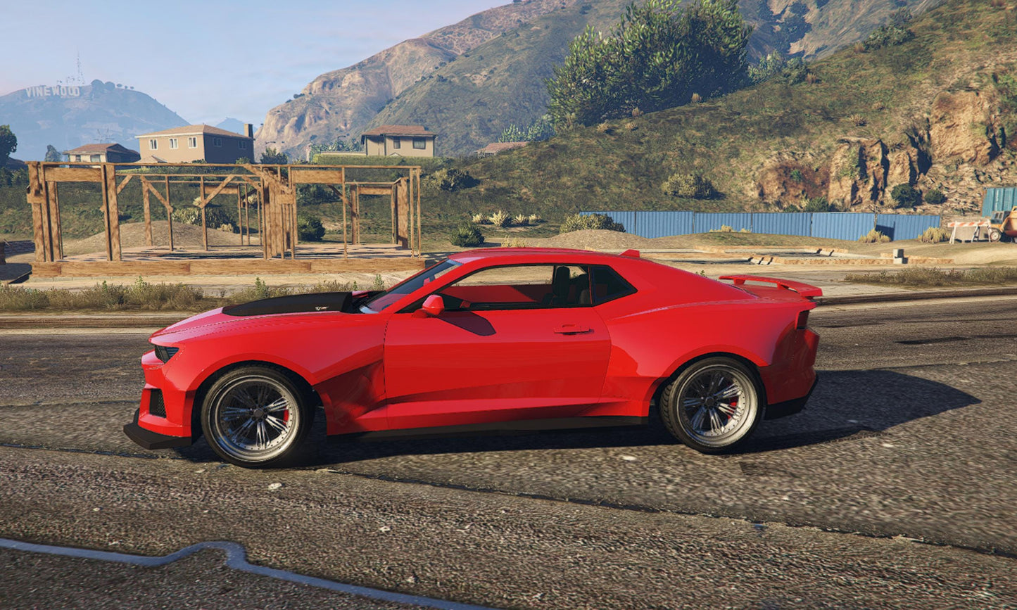FiveM Premium Muscle Car | 8 Color Variants | Debadged Custom Vehicle | 4K Textures | Drag & Drop Install | RP - Racing Ready, Fivem Vehicle