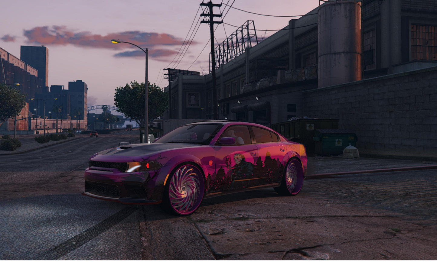 FiveM Debadged Charger: 4K Custom Car Mod - Optimized RP