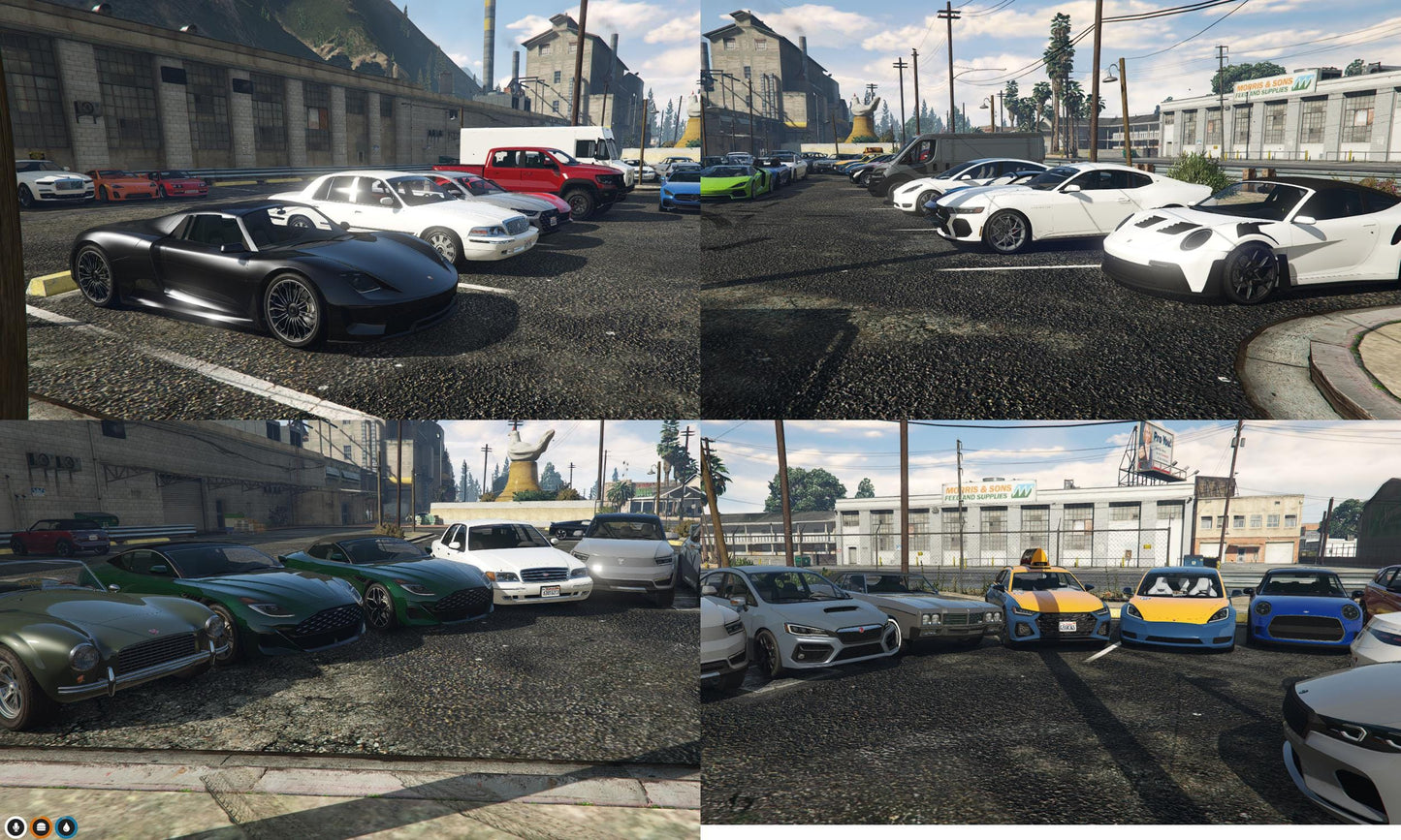 FiveM Ultimate Vehicle Mega Pack | 50+ High-Quality Cars | Daily, Luxury, Armored, Police | Drag & Drop Install | Fivem Car Packs