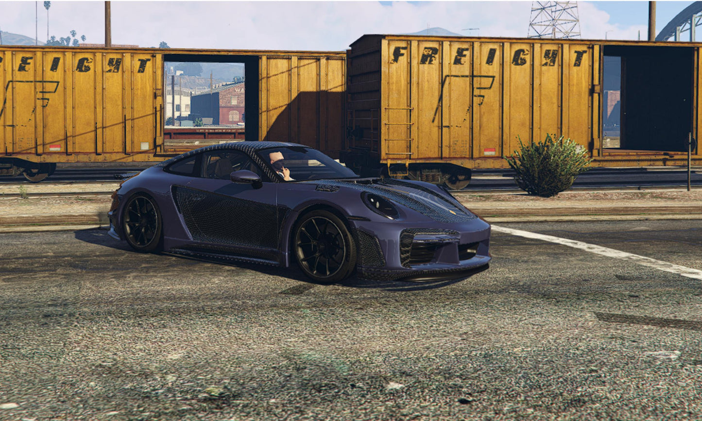 FiveM Porsche 911 Widebody Add-On: 7 Color Options, Realistic Design