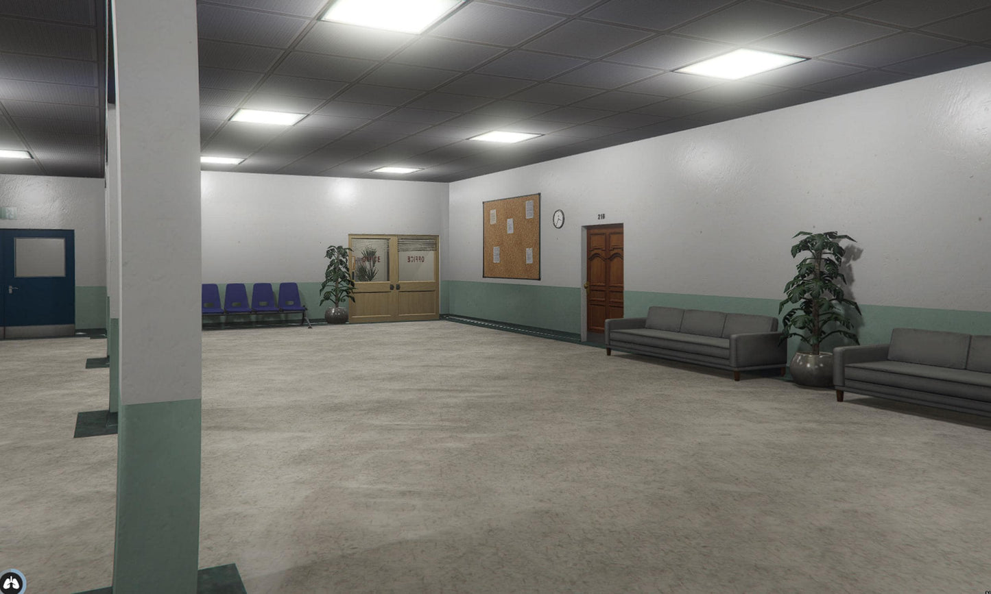 FiveM Medical Center MLO: Los Santos Hospital, Detailed Interior & Parking