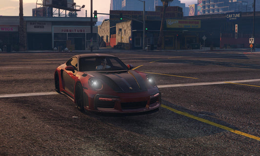 FiveM Porsche 911 Widebody Add-On: 7 Color Options, Realistic Design