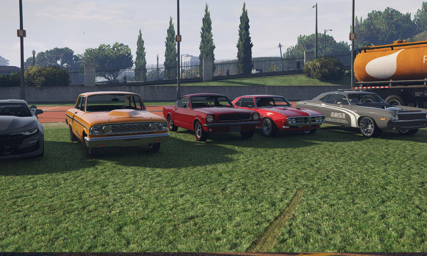 FiveM 300 Car Mega Pack: Drag, Classic & Street Vehicles