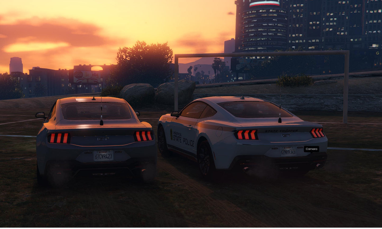 FiveM 2024 Mustang GT Police Interceptor - Drag & Drop Ready