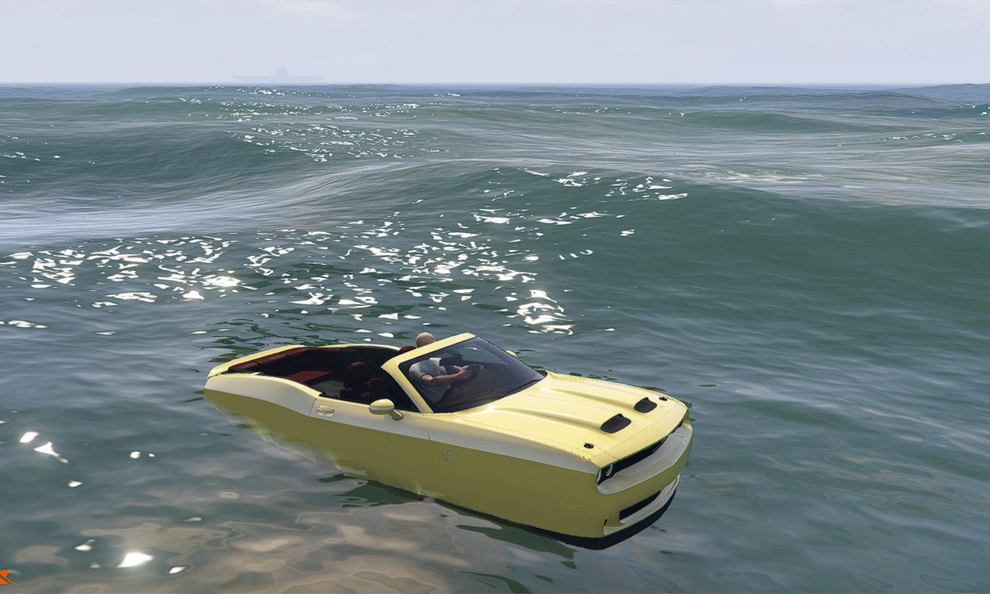 FiveM Dodge Challenger Boat Pack: Pool Party Edition