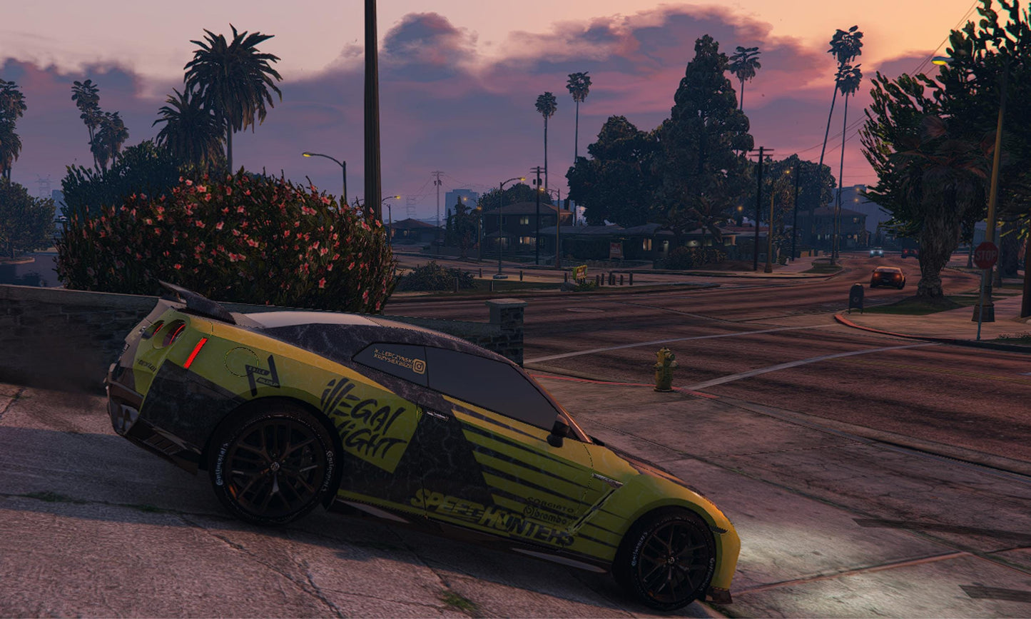 FiveM Nissan GT-R Car Mod: Debadged Drift-Ready JDM