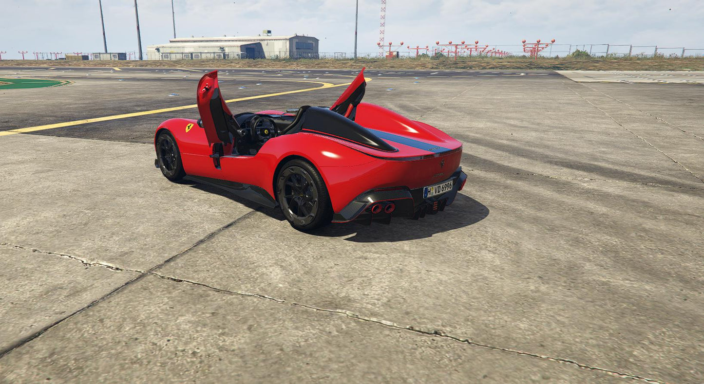 FiveM Ferrari Monza Pack: 4 Variants, High-Performance Supercar