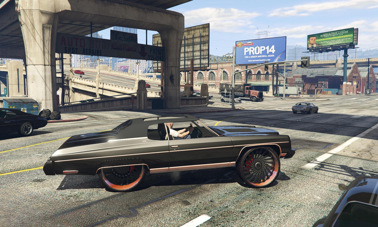 FiveM Debadged Donk Car Pack: Custom Lowrider Style, RP Ready