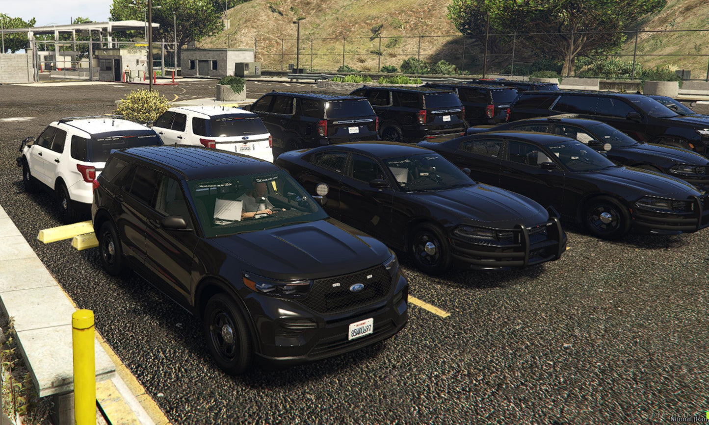 FiveM Police Car Pack | 4 Custom Law Enforcement Vehicles with Variants | Drag & Drop Easy Installation