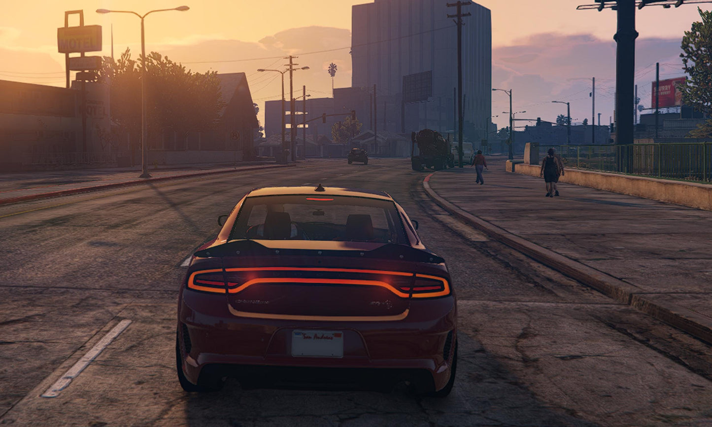 FiveM Dodge Charger: Optimized Muscle Car with Hellcat Accents