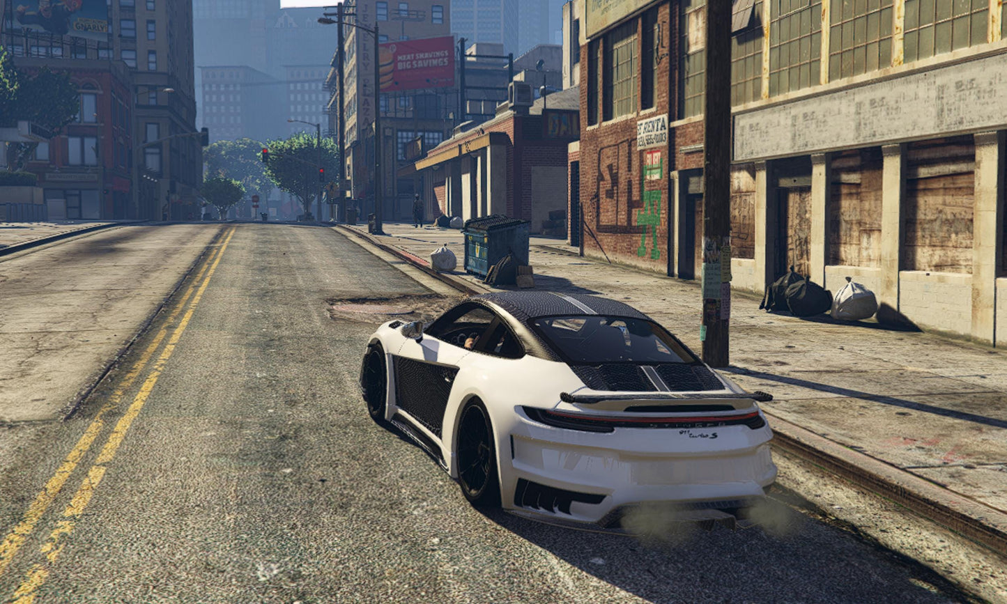 FiveM Porsche 911 Widebody Add-On: 7 Color Options, Realistic Design