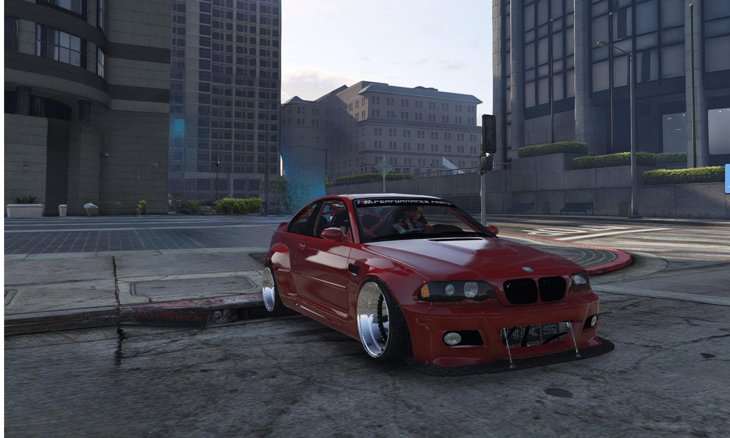 FiveM BMW E46 Drift Car: Optimized Drag & Drop Vehicle (Digital Download