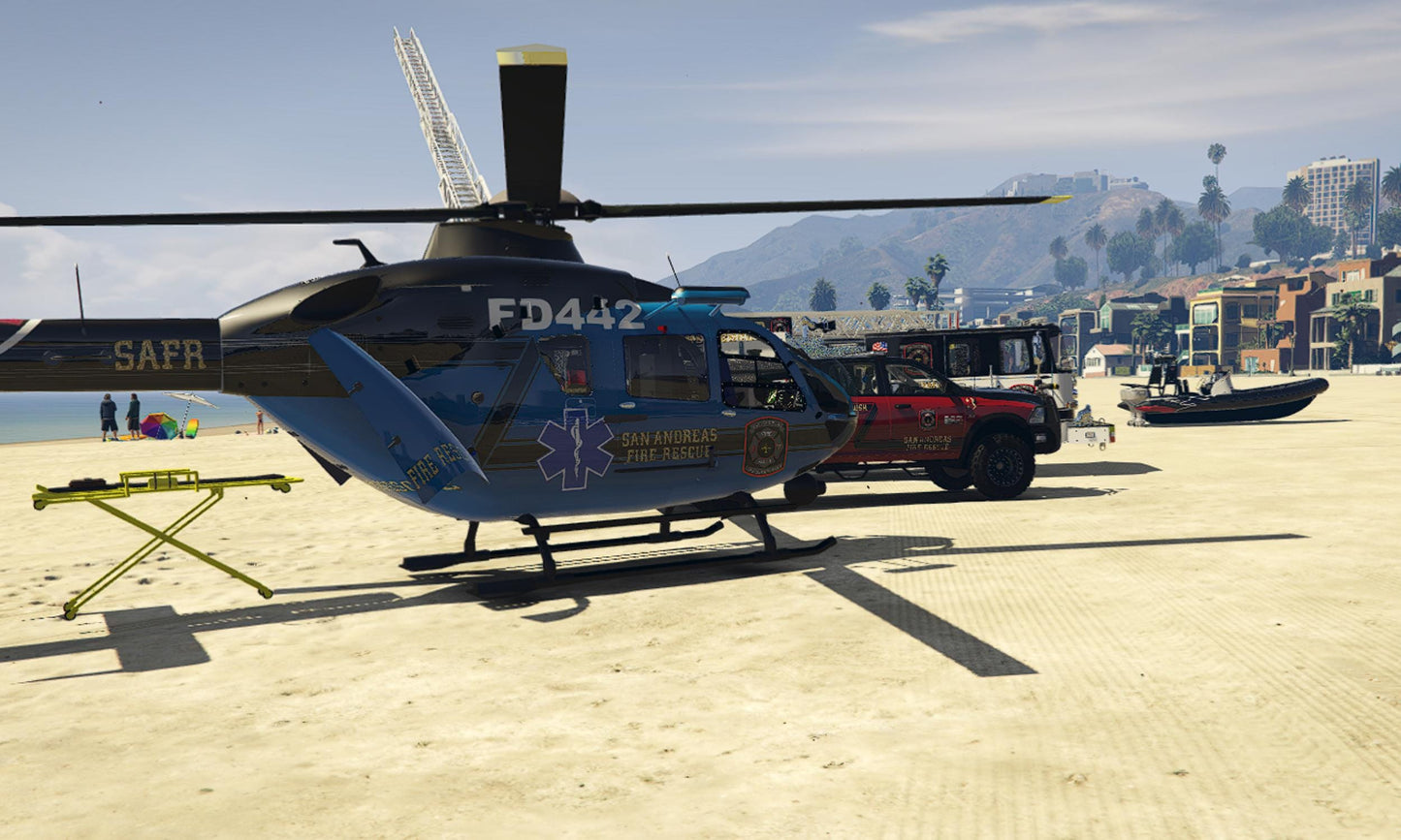 FiveM Emergency Vehicle Pack: Fire Trucks, Ambulances, Rescue Vehicles