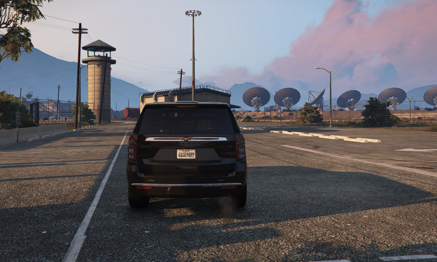 FiveM Chevrolet Tahoe SUV: Realistic Police/Fleet Vehicle