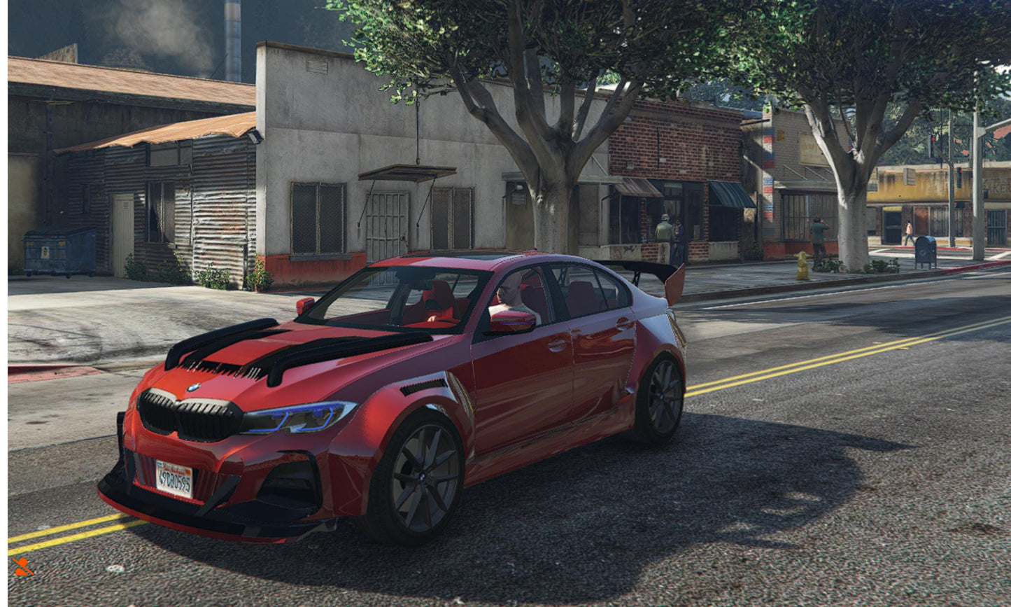 FiveM BMW M Performance Car: 9 Color Options, Optimized Drag & Drop Vehicle