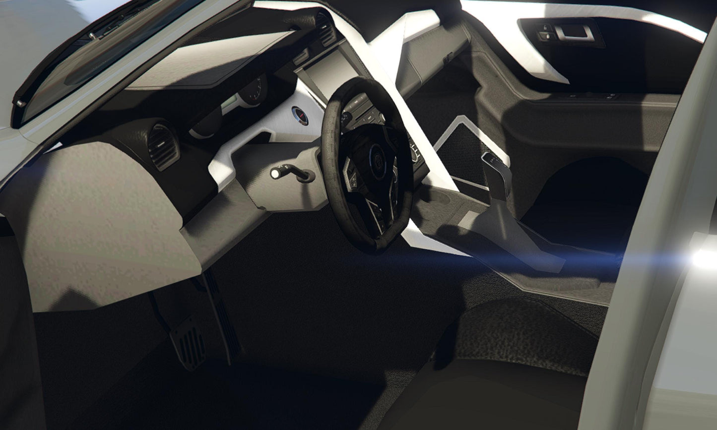 FiveM Debadged BMW Sedan: 4K Realistic Vehicle Mod