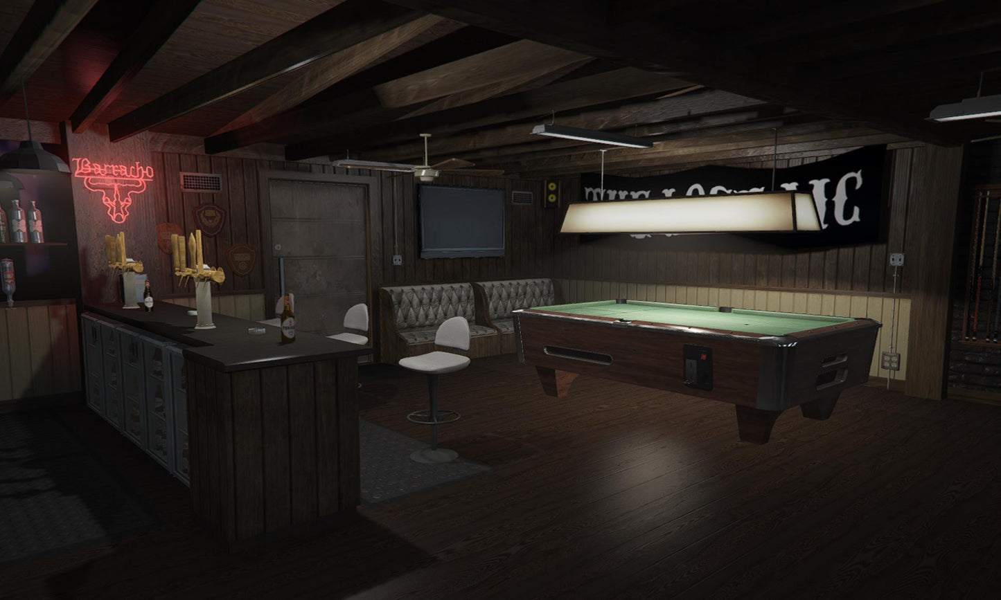The Lost Brotherhood Hangout | Exclusive Biker Bar MLO | FiveM Motorcycle Clubhouse – Limited Time Design
