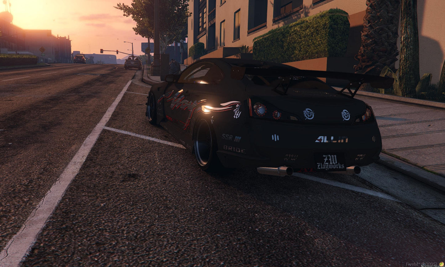 High-quality drift car model for FiveM: Nissan Skyline with multiple colors and easy drag & drop install.