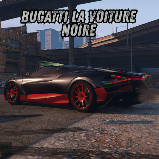 Bugatti La Voiture Noire FiveM Mod: Luxury Hypercar, Drag & Drop