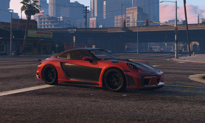 FiveM Porsche 911 Widebody Add-On: 7 Color Options, Realistic Design