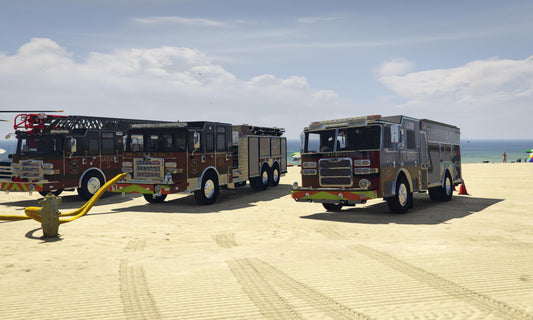 FiveM Emergency Vehicle Pack: Fire Trucks, Ambulances, Rescue Vehicles