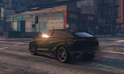 FiveM Lamborghini Urus Liberty Walk Add-On: Luxury SUV, 4 Colors