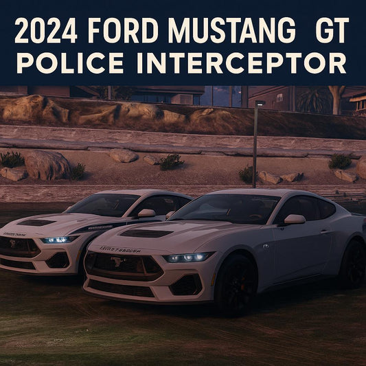 FiveM 2024 Mustang GT Police Interceptor - Drag & Drop Ready