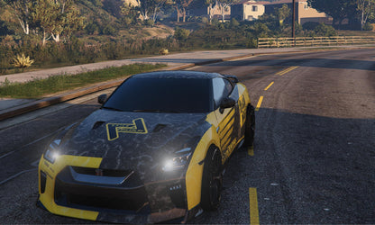 FiveM Nissan GT-R Car Mod: Debadged Drift-Ready JDM