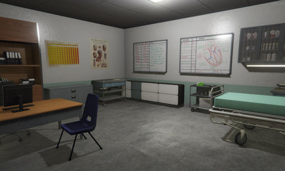 FiveM Medical Center MLO: Los Santos Hospital, Detailed Interior & Parking