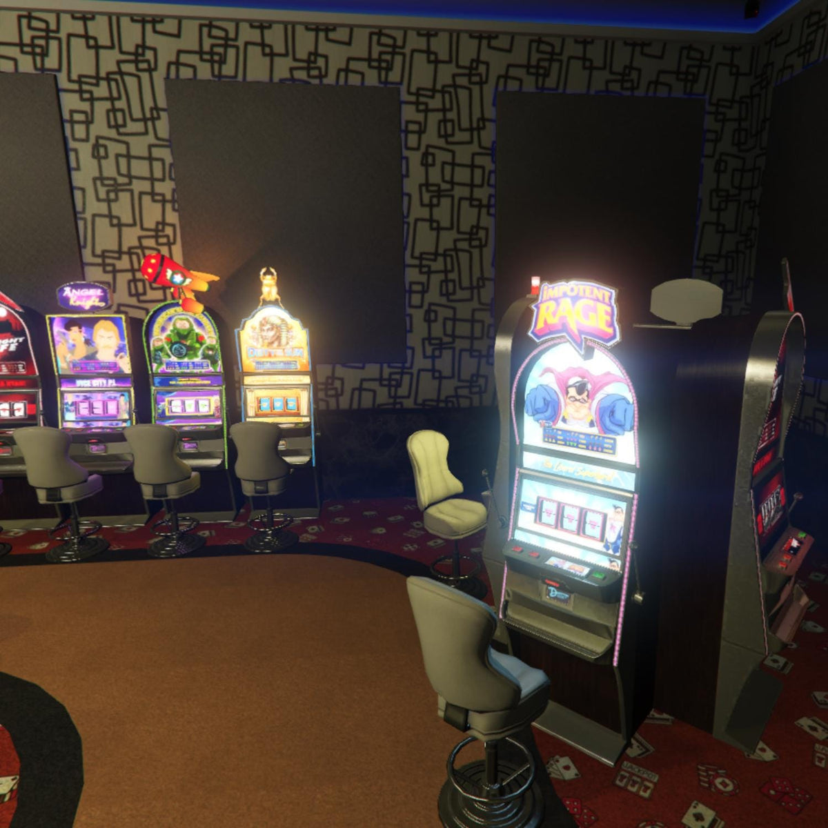 Casino MLO, Gaming Venue Interior, Entertainment Roleplay Environment