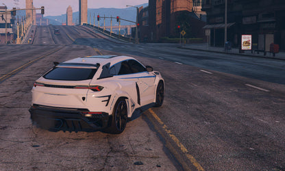 FiveM Lamborghini Urus Liberty Walk Add-On: Luxury SUV, 4 Colors