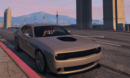 FiveM Custom Debadged Muscle Car | Challenger Style Street Racer | Lore-Friendly Drift & RP Vehicle Mod