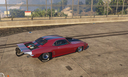 FiveM Drag Car Mod: 300+ MPH Muscle Car - 5 Color Pack